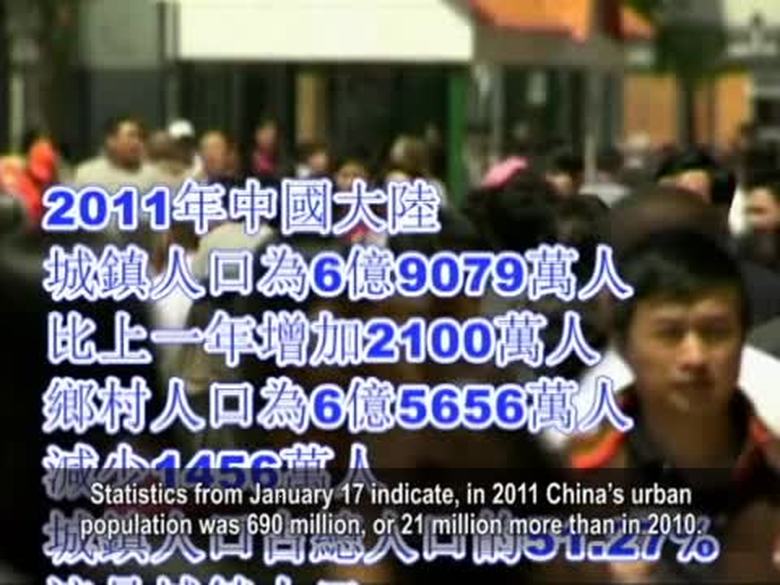 【禁聞】中國城鎮人口超農村 恐釀社會衝突