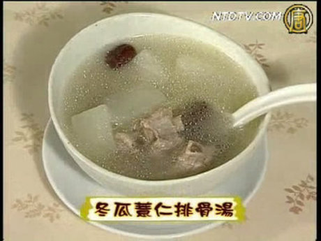 廚娘香Q秀:冬瓜薏仁排骨湯/葫蘆瓜炒臘腸/雙蛋四季豆