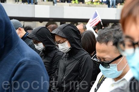 2020年1月19日,「天下制裁集會」在中環遮打花園及遮打道舉行。(宋碧龍/大紀元)
