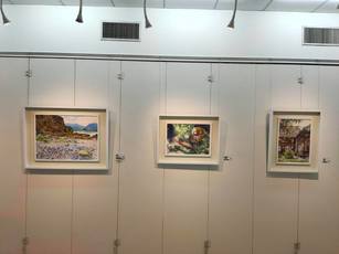 「彩燈人間-蔡岳霖水彩創作展」,7日在協志工商展出。