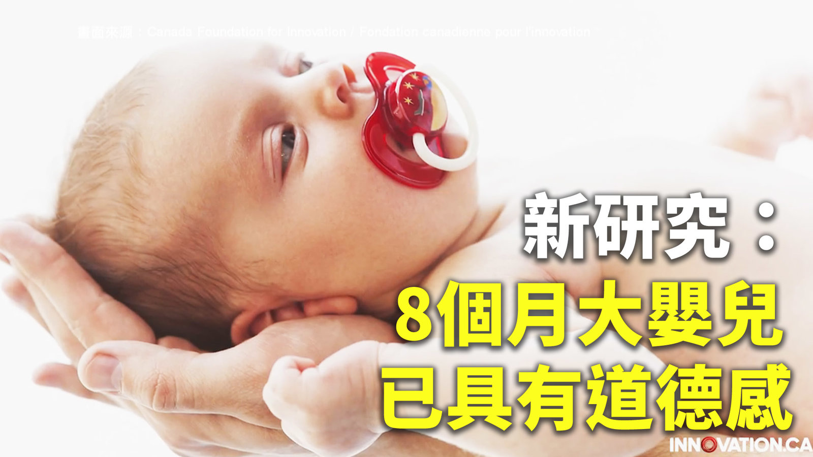 新研究:8個月大嬰兒已具有道德感