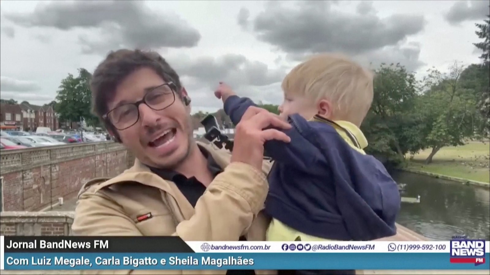 邊帶孩子邊工作 記者小孩入境直播影片爆紅