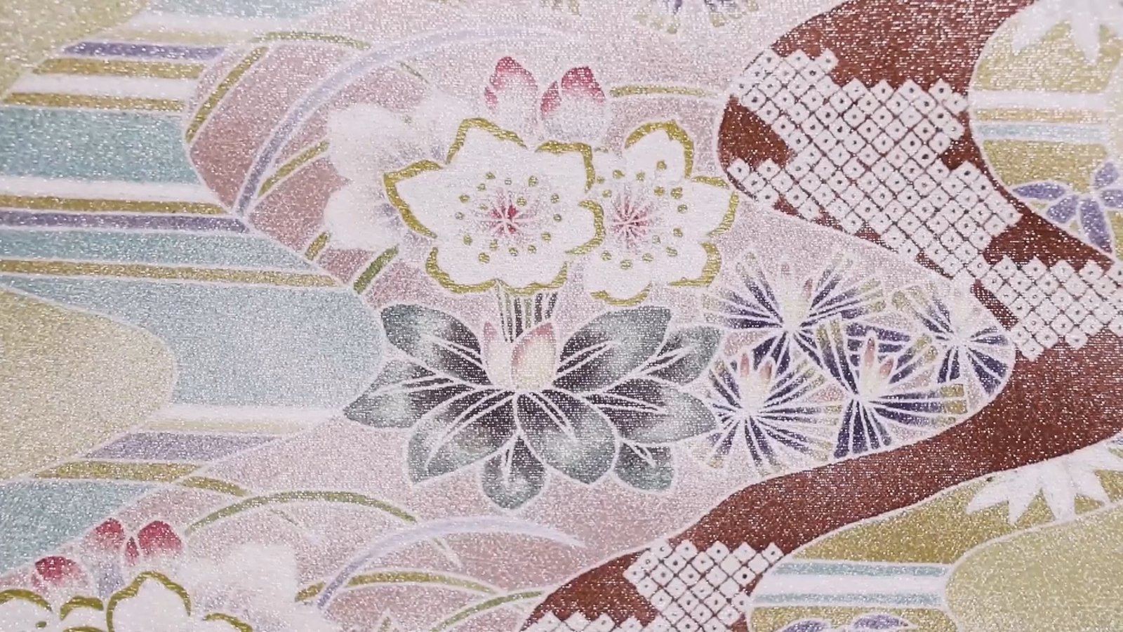 「手繪友禪」染布 京都父子承傳古典寶藏