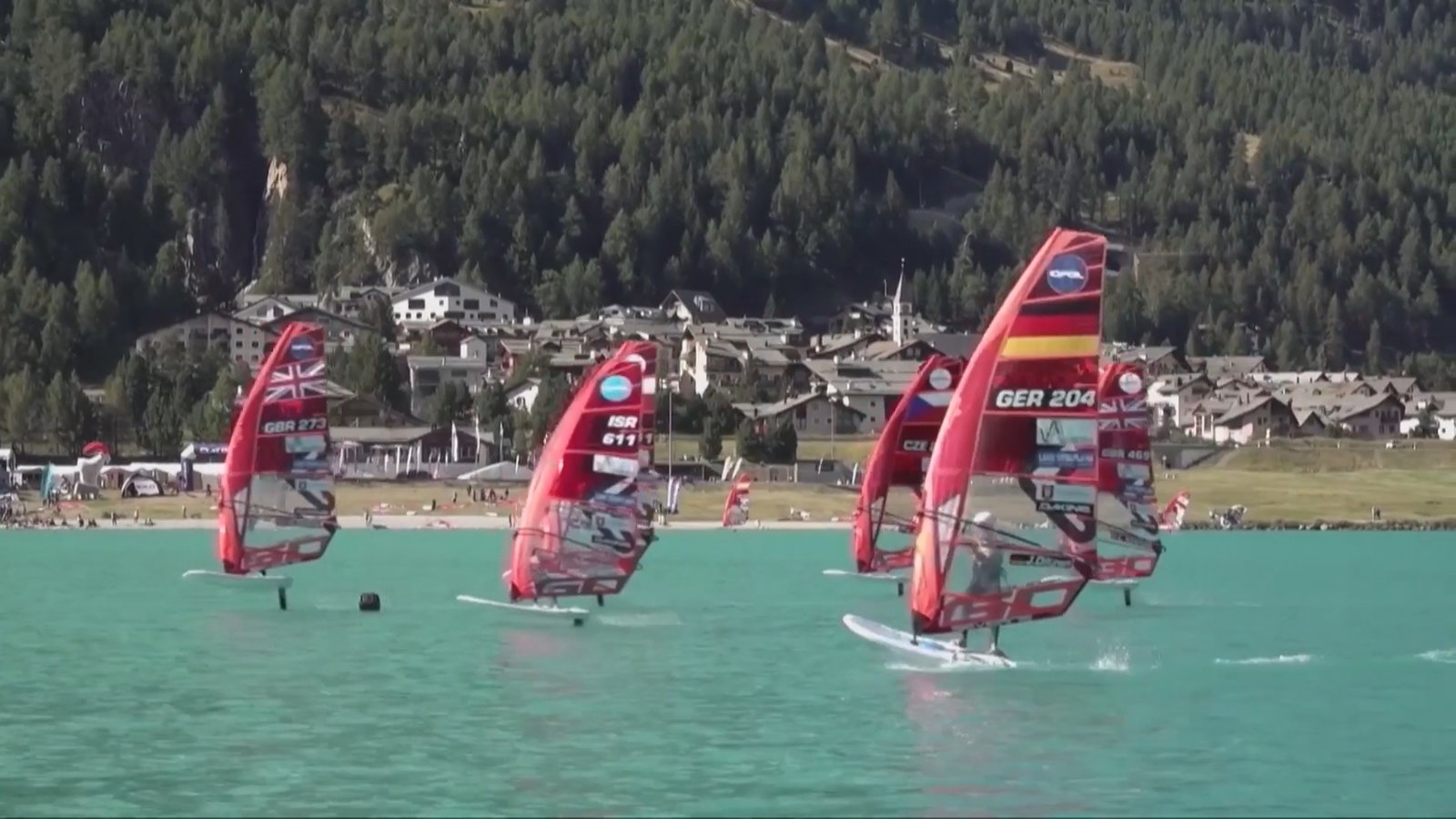 瑞士滑浪風帆賽 欣賞美景體驗激情