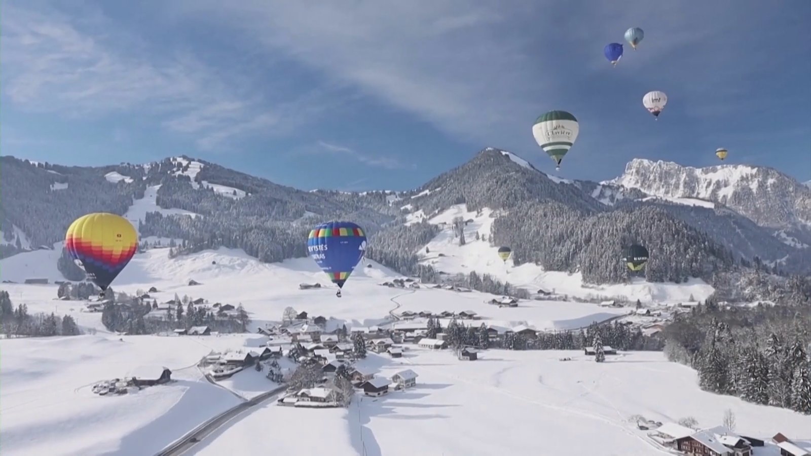 瑞士雪原熱氣球 壯觀美麗藏奇妙