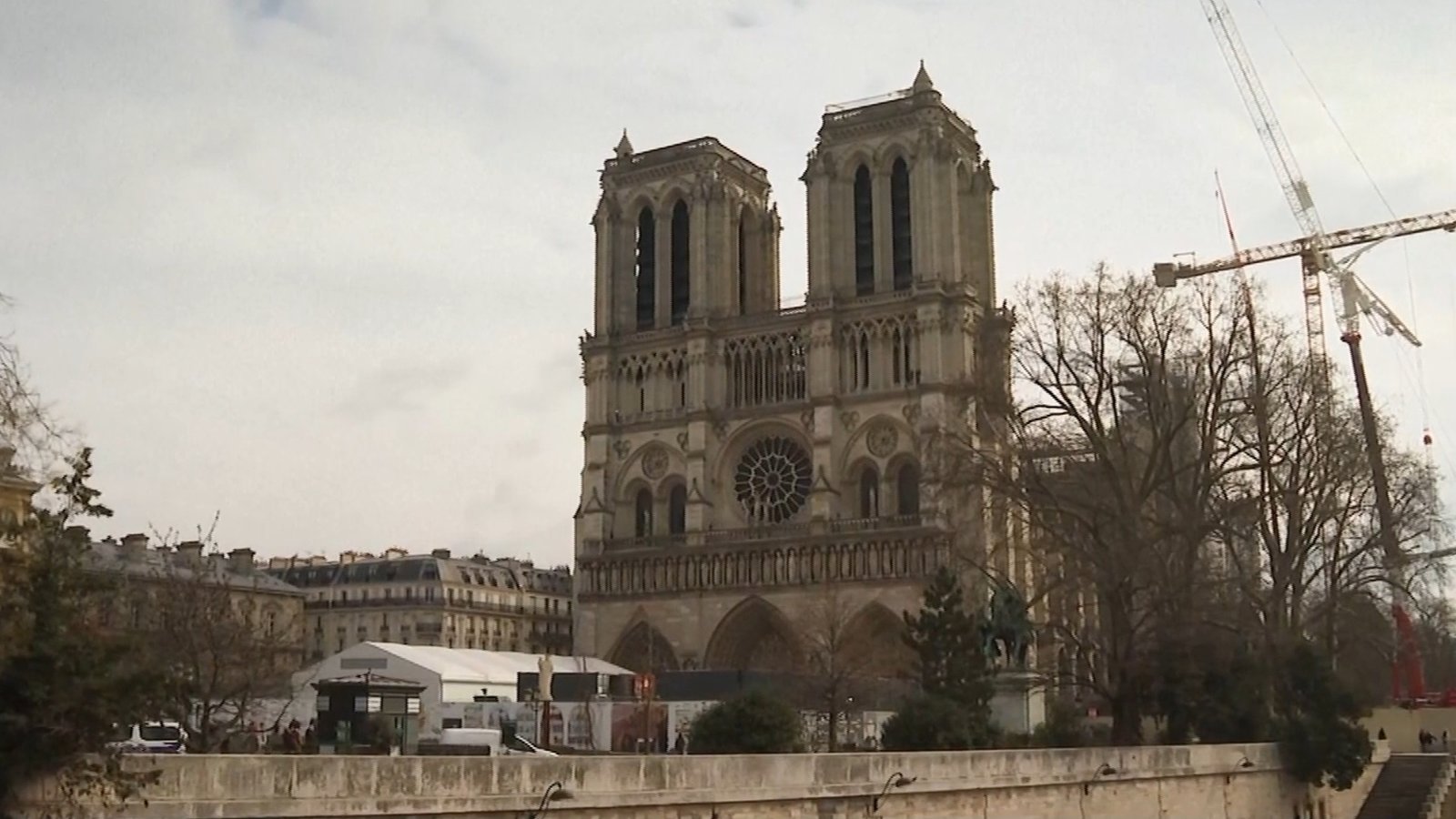 重建進展迅速 巴黎聖母院2024年底開放