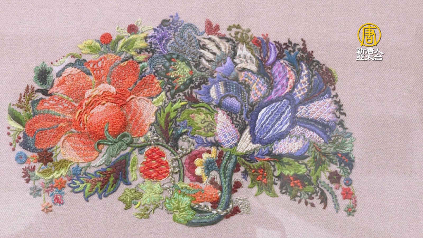 刺繡40年獲國家工藝獎 粘碧華技法跨古今中外