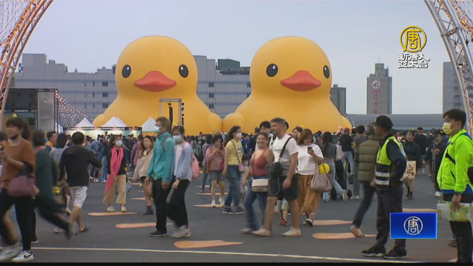 楠梓舊牆塗鴉 十年前就預言「雙鴨」秀