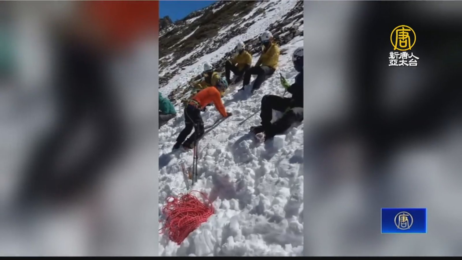 雪霸山脈仍有積雪 消防員實地訓練維持救援量能