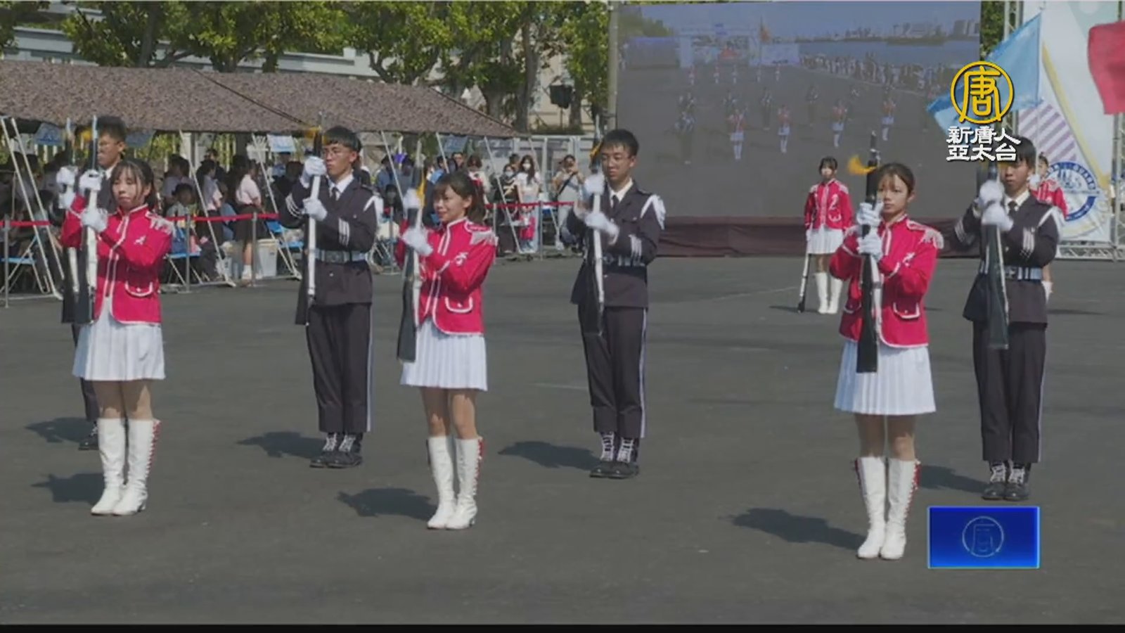 全國高中儀隊南區初賽 14支參賽隊同場競技