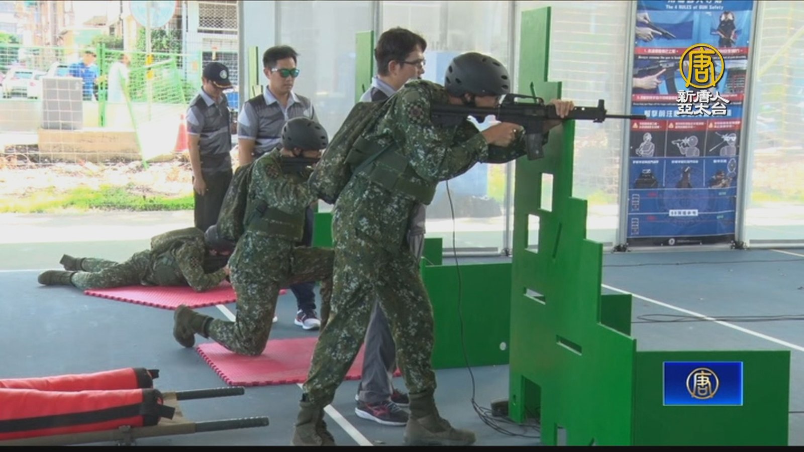 屏東空氣槍射擊暨籃球鬥牛賽 政風搭反詐宣導
