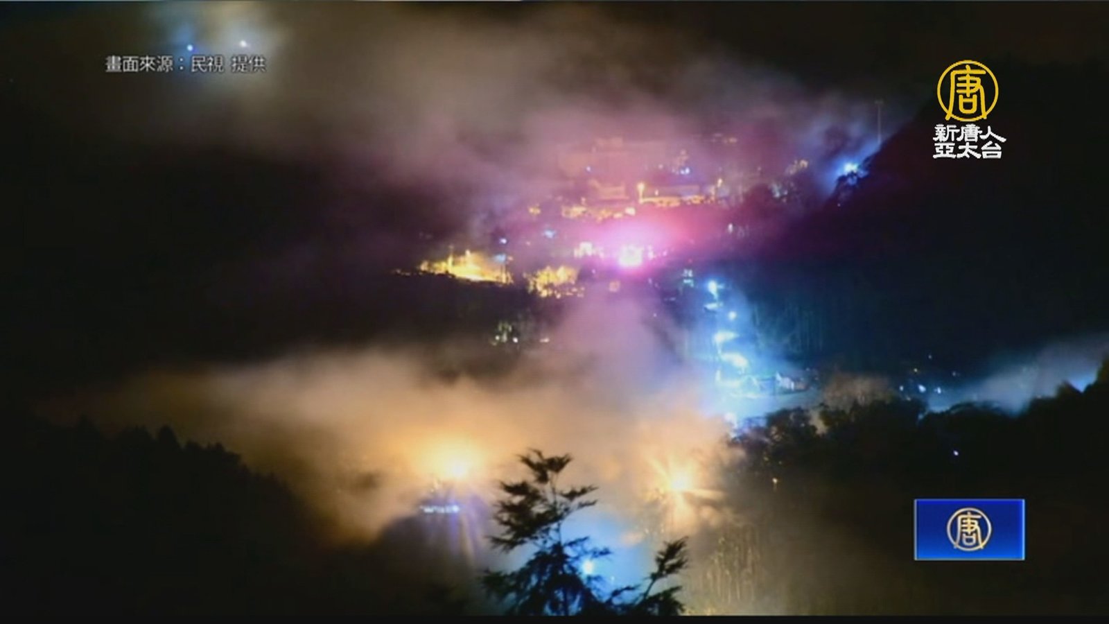 火燒雲+雲海透現琉璃光 南投埔里美景千變萬化