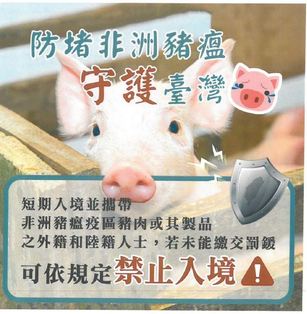 防堵非洲豬瘟守護台灣
