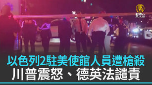 以色列2駐美使館人員遭槍殺 川普震怒、德英法譴責