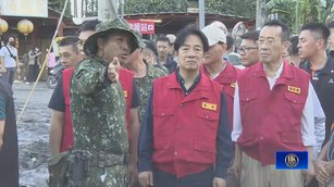 賴清德總統赴花蓮勘災