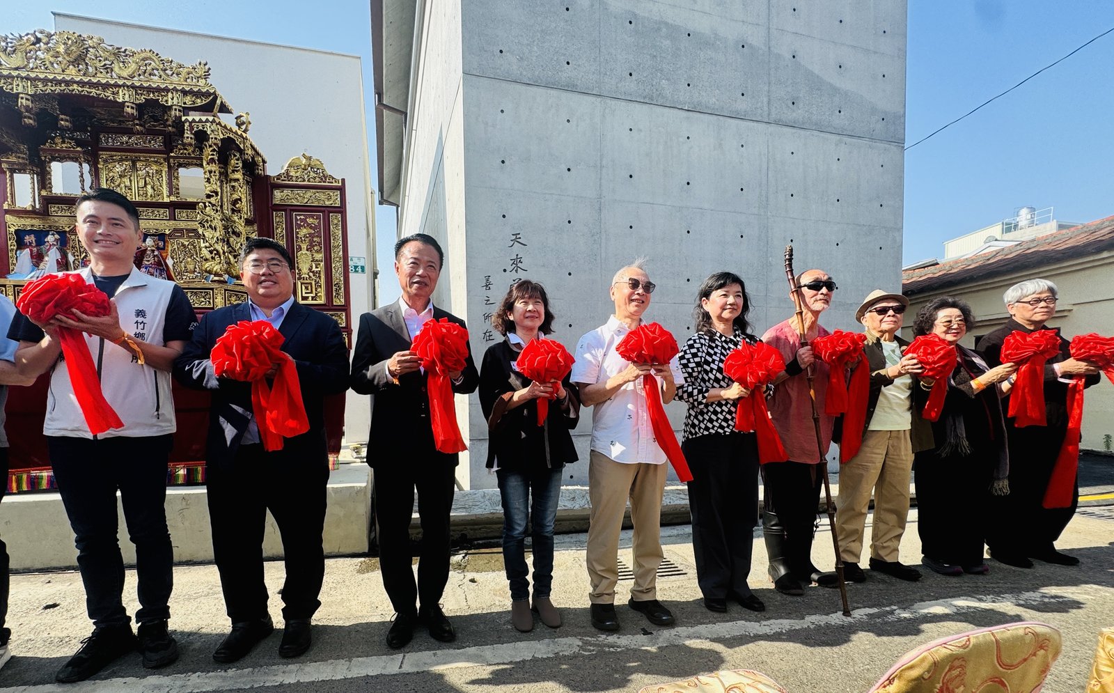 嘉義縣義竹鄉的藝文新地標「天來美術館」今(31日)正式開館(嘉義縣政府提供)