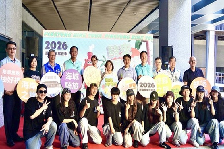 騎來屏東玩 2026屏東單車旅遊季正式啟動(屏東縣府 提供)