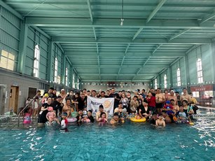 義勇特搜化身「水上守護者」 用愛助慢飛天使圓夢(嘉義市義勇特搜隊提供)