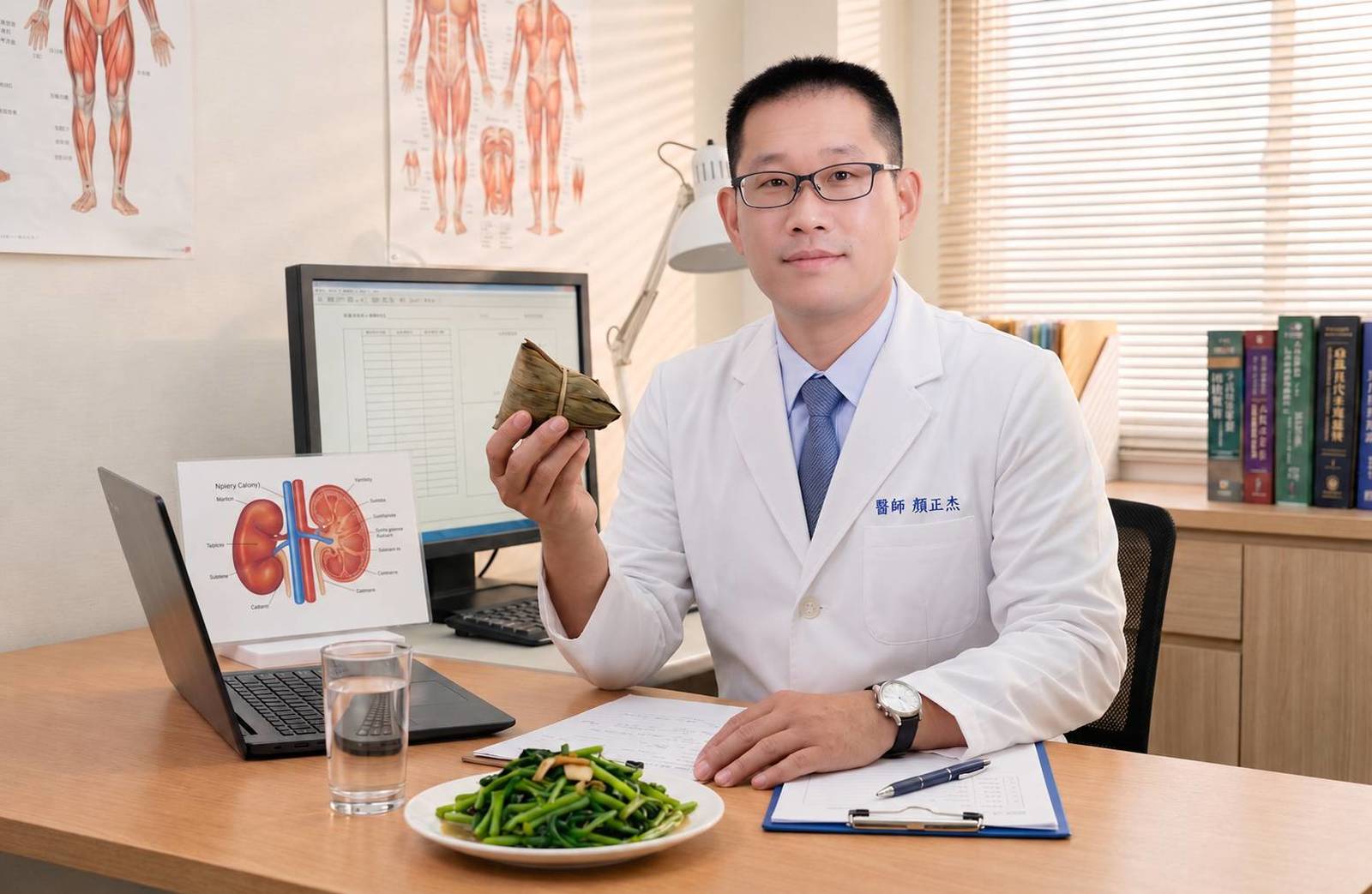 高鉀高磷肉粽成負擔 醫授聰明吃法護健康(嘉基提供)