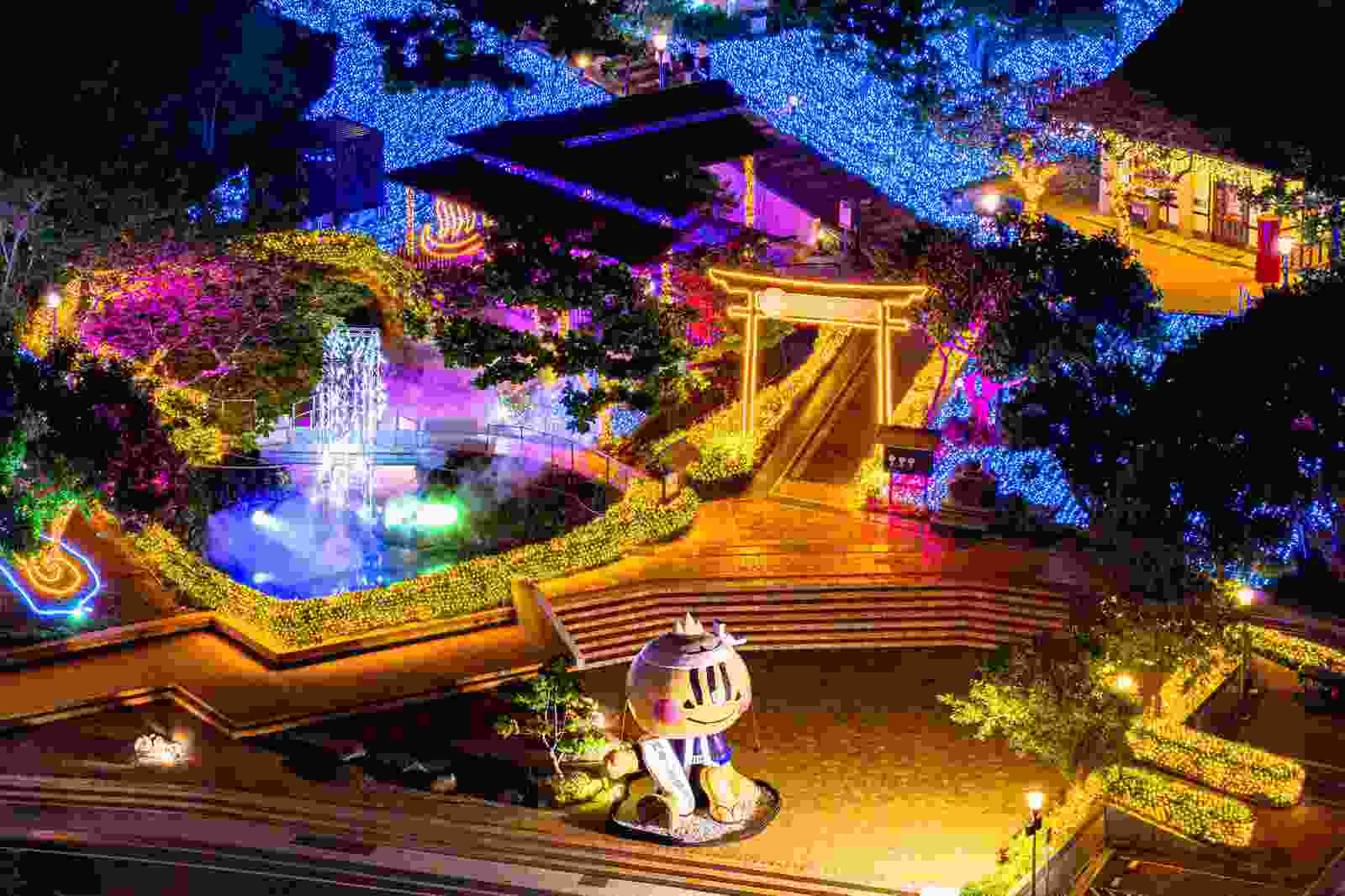 屏東四重溪溫泉季公園燈區(屏東縣政府提供)