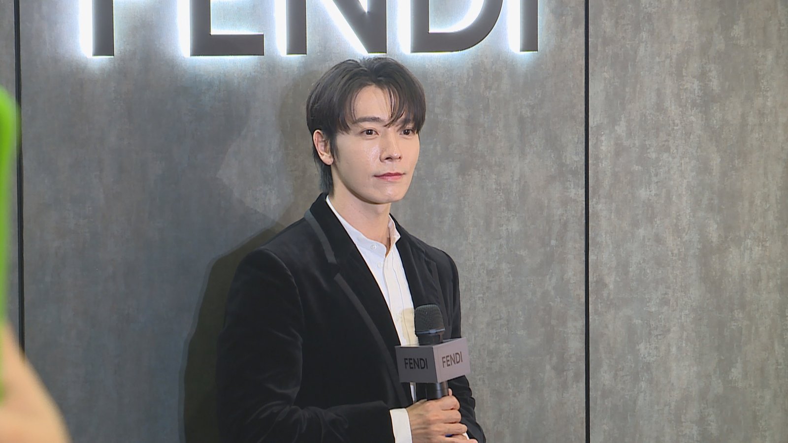 Super Junior男星東海23日現身台北101,出席精品酒會活動。(記者胡宗翰/攝影)