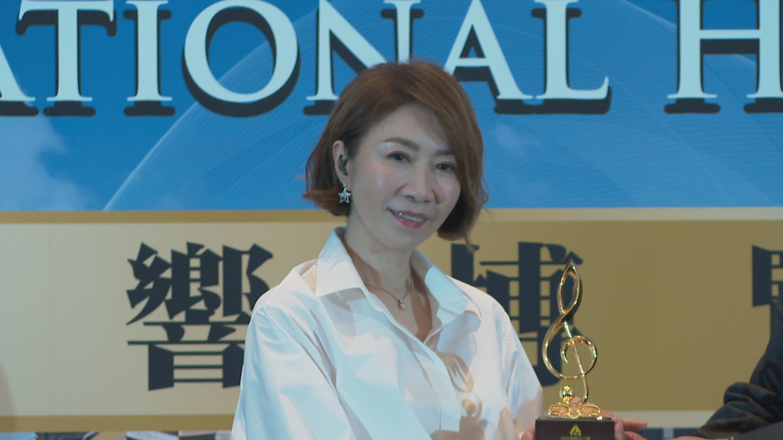 歌手李翊君獲音響發燒友認證「天籟之音」。(記者王冠霖/攝影)