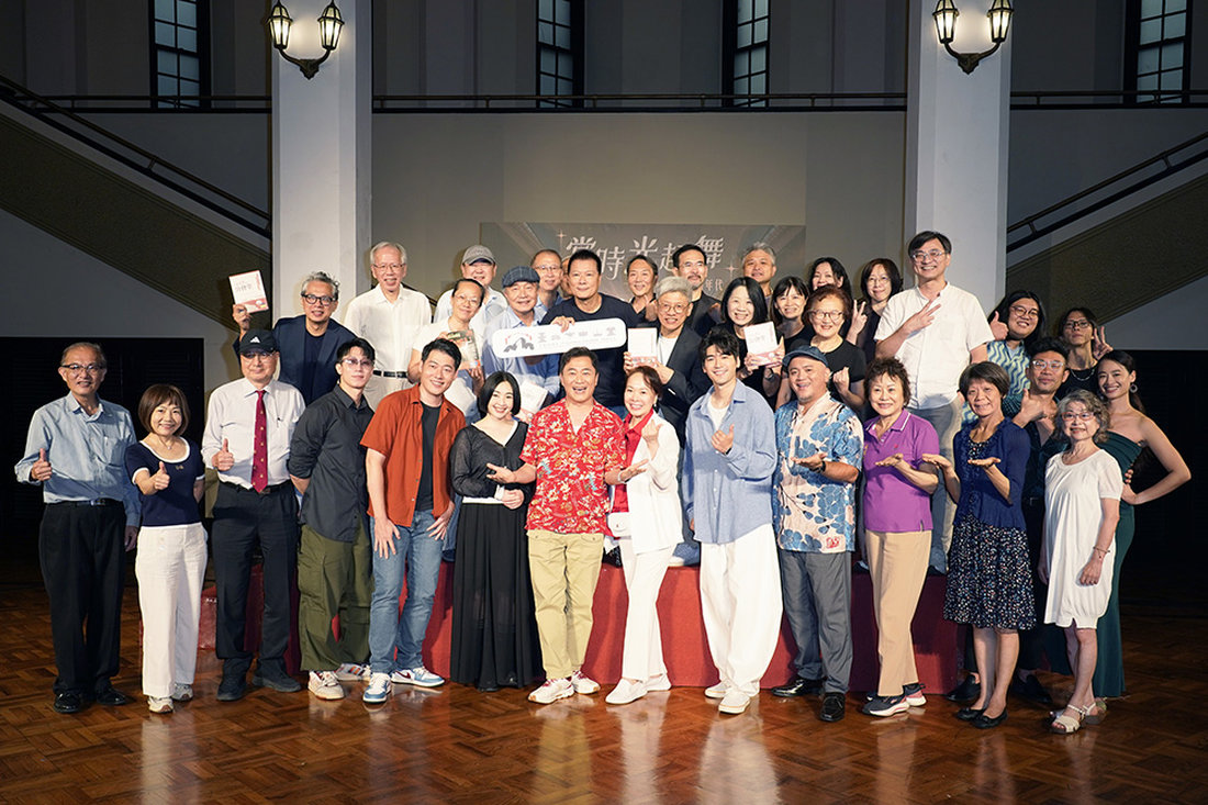 全民大劇團——中山堂90周年舞台劇《當時光起舞》,主演包括林斌、王鏡冠、蔡燦得、湯志偉、曾之喬、涂善存、呂紹齊。(記者黃亮戩/攝影)
