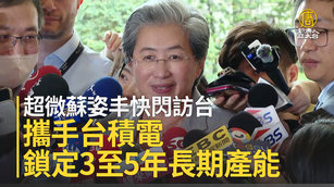 超微蘇姿丰快閃訪台 攜手台積電鎖定3至5年長期產能