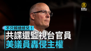 不只賴總統兒!共諜還監視台官員 美議員轟侵主權