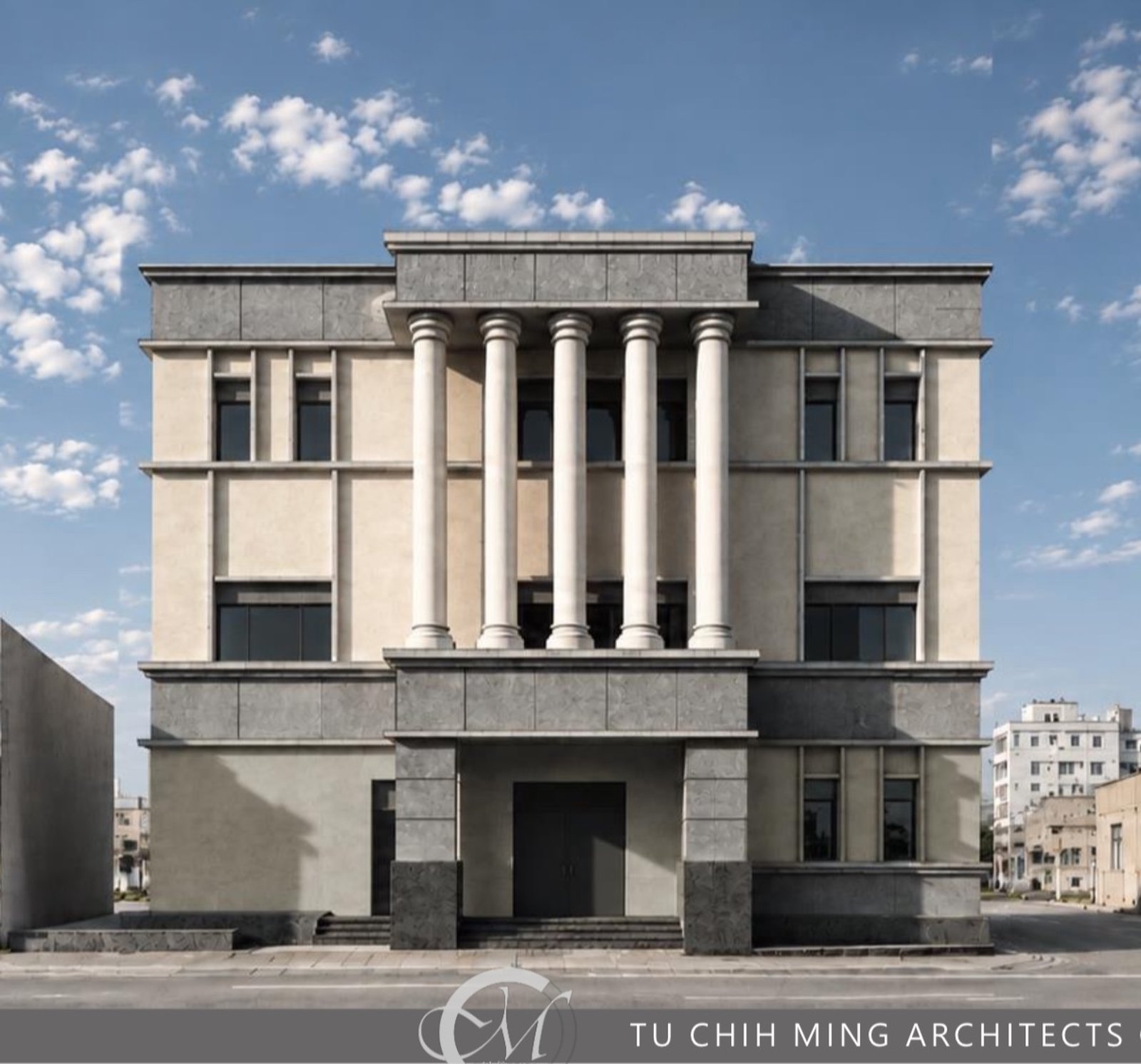 嘉義縣竹崎地區農會「金融暨農業推廣大樓」重建完工新面貌。(竹崎農會提供)