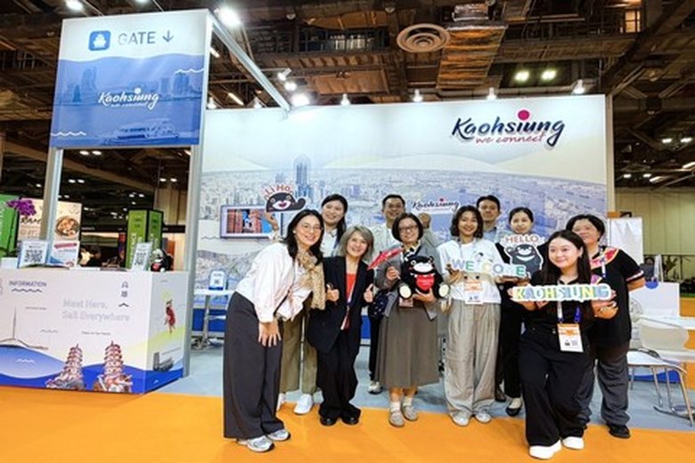 高雄市府團隊參加亞洲指標性旅遊產業展會「2026亞洲國際旅遊展(ITB Asia)」,向國際買家展示高雄多元的會展場館、旅宿接待及活動辦理資源(高雄市經發局 提供)