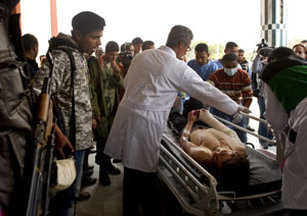 北約空襲炸死十三名利比亞反對派成員