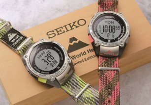 SEIKO PROSPEX「夏富士」、「紅富士」限量登山表，台灣各限量100只。()