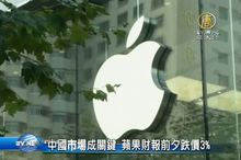 中國市場成關鍵 蘋果財報前夕跌價3%