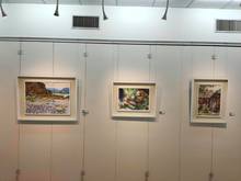 「彩燈人間-蔡岳霖水彩創作展」，7日在協志工商展出。