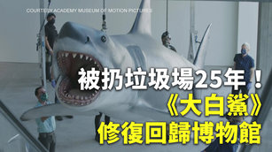 被扔垃圾場25年！《大白鯊》修復回歸博物館