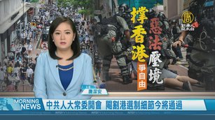 中共人大常委開會 閹割港選制細節今將通過