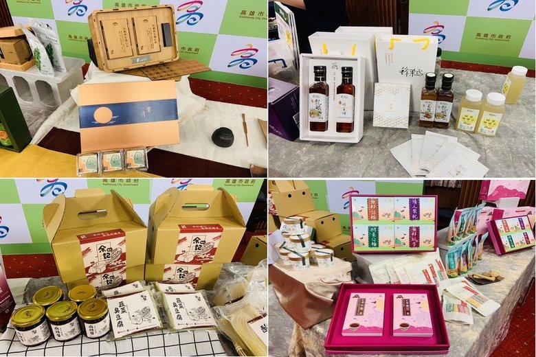 許富凱不僅歌聲能讓人感動,高雄的農特產品帶給大家不一樣的感動(高雄市農業局 提供)