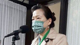 經濟部長王美花22日在立法院回應媒體提問穩定物價問題時表示，政府非常謹慎也很用心穩定物價；經濟部也會嚴密監控重要民生物資。（圖／中央社）