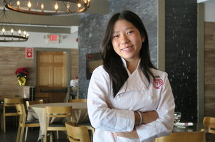  台裔小廚神朱如茵（圖）將名廚江振誠視為偶像，江振誠27日說，非常開心聽到這件事情，邀請朱如茵返台後，可以帶著家人一同到RAW餐廳用餐。資料照。 （圖／中央社）