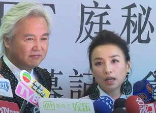 據報導，林瑞陽（圖左）、張庭夫（圖右）婦旗下的電商上海達爾威貿易有限公司， 因與當地一家建築設計公司發生合約糾紛遭法院查封，價值約人民幣94.96萬元資產遭到凍結。資料照。（圖／新唐人資料影像）