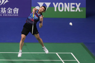 2022台北羽球公開賽22日在台北和平籃球館進行女單8強賽程，東京奧運羽球女單銀牌得主戴資穎（圖） 以直落二擊敗自家好手白馭珀，挺進4強。（圖／中央社）