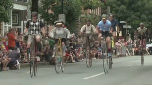 美國馬里蘭州古董自行車賽 復刻150年前時光