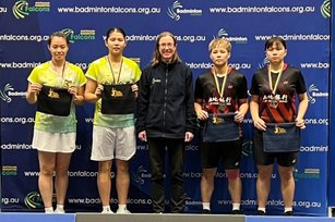 澳洲班迪戈國際羽球挑戰賽決賽16日登場，台將在單站就包辦了男女單雙與混雙5座冠軍。（圖／翻攝自中華民國羽球協會臉書）