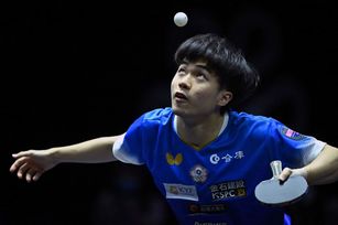  台灣桌球一哥林昀儒（圖）21日 在WTT澳門冠軍賽以3比2險勝克羅埃西亞好手、世界排名52的普卡爾；女子好手鄭怡靜也以3比0橫掃捷克的瑪泰洛娃，雙雙挺進8強。資料照。（圖／GettyImages）