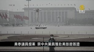 美參議員提案 禁中共黨員獲赴美旅遊簽證｜寰宇掃描