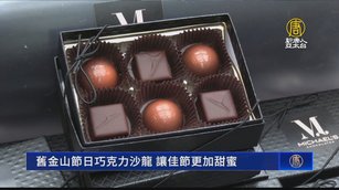 舊金山國際巧克力沙龍 各樣式造型甜點吸目光