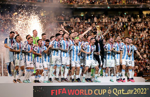 2022世界盃足球賽19日劃下句點，台灣轉播總代理MOD愛爾達電視繳出漂亮成績單，今年世足登上MOD收視年度總冠軍、廣告營收超越東京奧運50%，自營OTT串流影音服務訂閱數超越東京奧運70%。（圖／GettyImages）