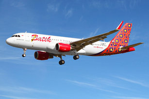 印尼巴澤航空1月3日起開闢5條連結台北及印尼5個城市的航班。 （圖／巴澤航空提供）