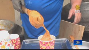 過年限定美食 美濃手工製做軟Q「柴燒年糕」